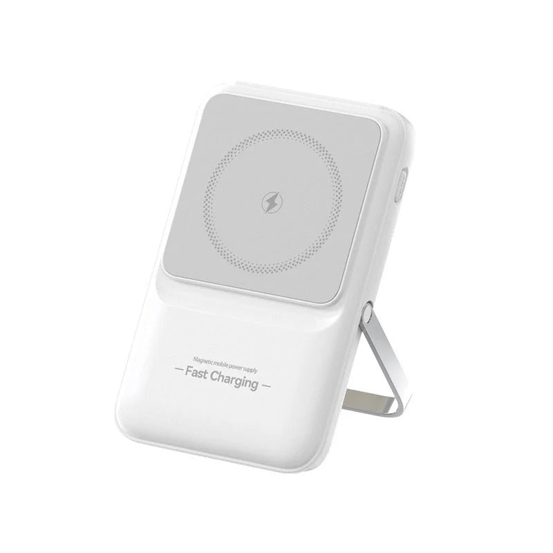 Portable Power Bank Magnetic Charging Built-In Cable