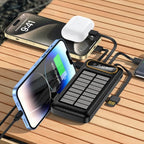 Portable Power Bank Solar Charging Digital Display