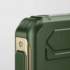 Portable Power Bank Solar Recharge Built-In Cables