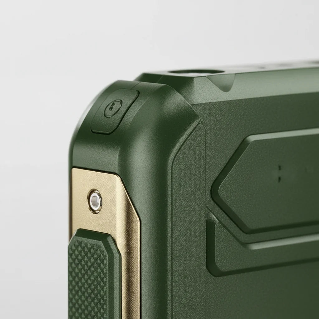 Portable Power Bank Solar Recharge Built-In Cables