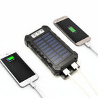 Portable Power Bank Solar Rechargeable 20000mAh Dual USB