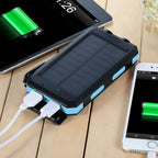Portable Power Bank Solar Rechargeable 20000mAh Dual USB