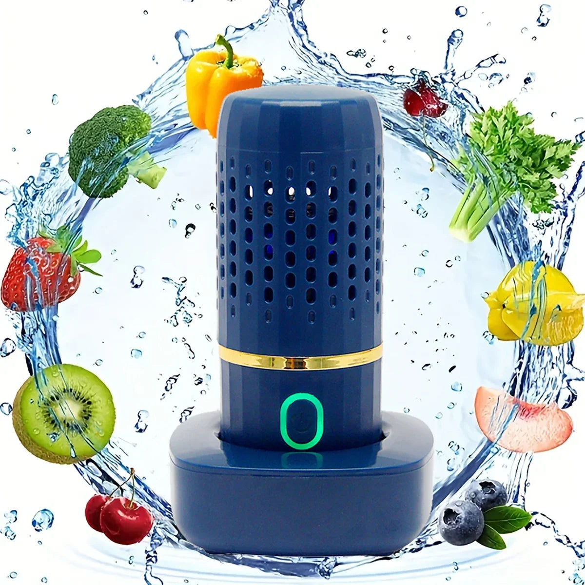 Portable Produce Cleaner Hydroxy-Ion Rechargeable Chemical-Free