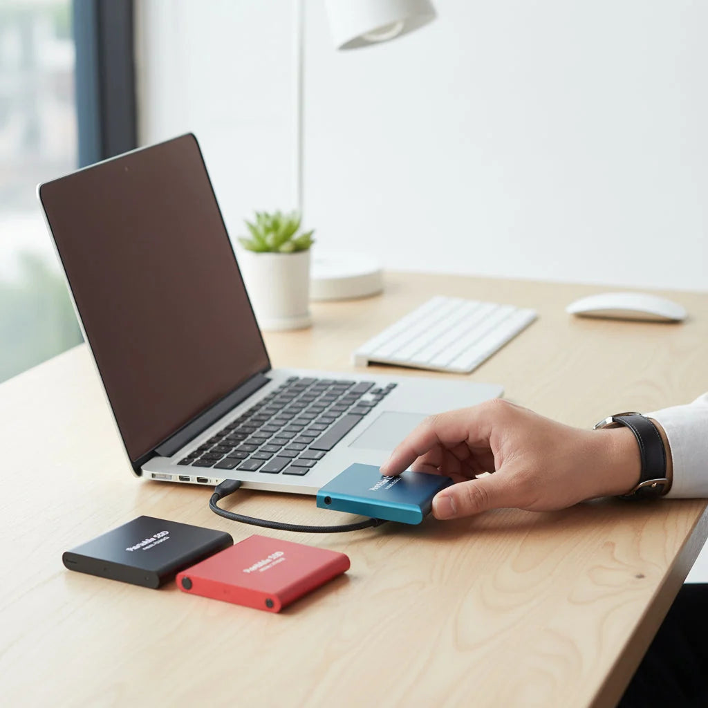 Portable SSD 128GB High-Speed USB-C Aluminum Casing