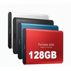 Portable SSD 128GB High-Speed USB-C Aluminum Casing