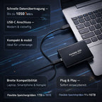 Portable SSD 512 GB USB-C Up To 1050 MB/s