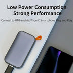 Portable SSD 512GB High-Speed 1050MB/s USB-C & USB-A