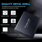 Portable SSD Aluminum Universal USB-C & Adapters
