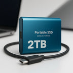 Portable SSD Drive 2TB USB-C 1050MB/s