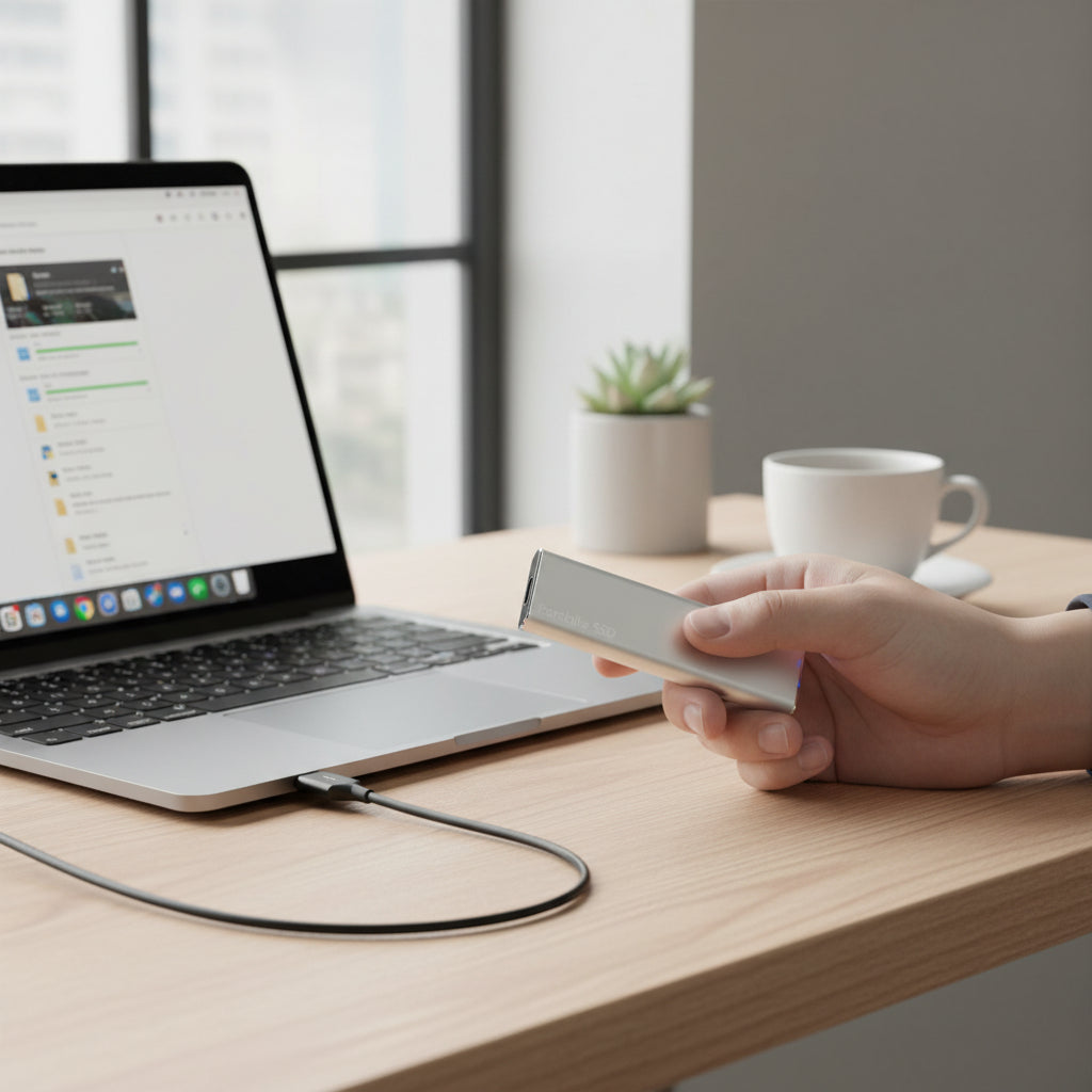 Portable SSD High-Speed USB 3.2 Slim Up To 4TB