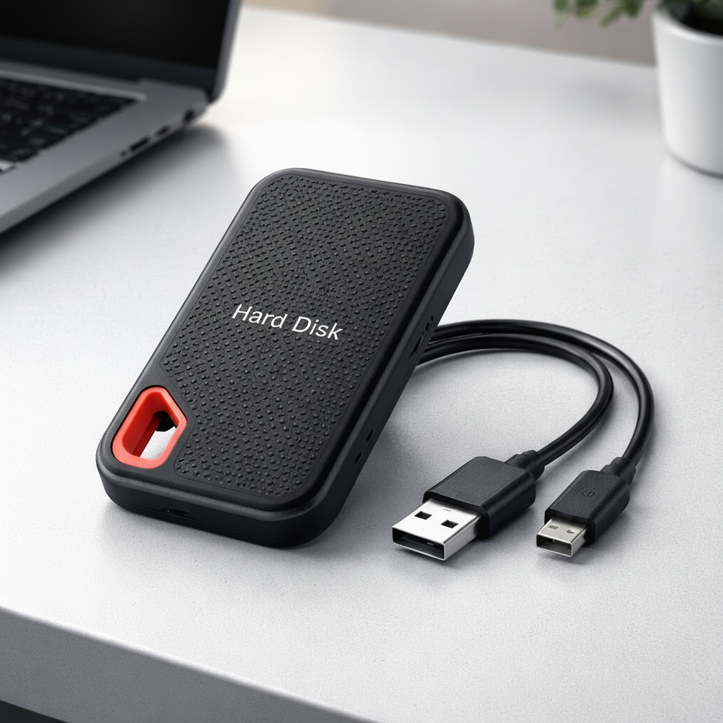 Portable SSD High-Speed USB-C Aluminum