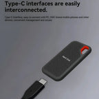Portable SSD High-Speed USB-C Aluminum