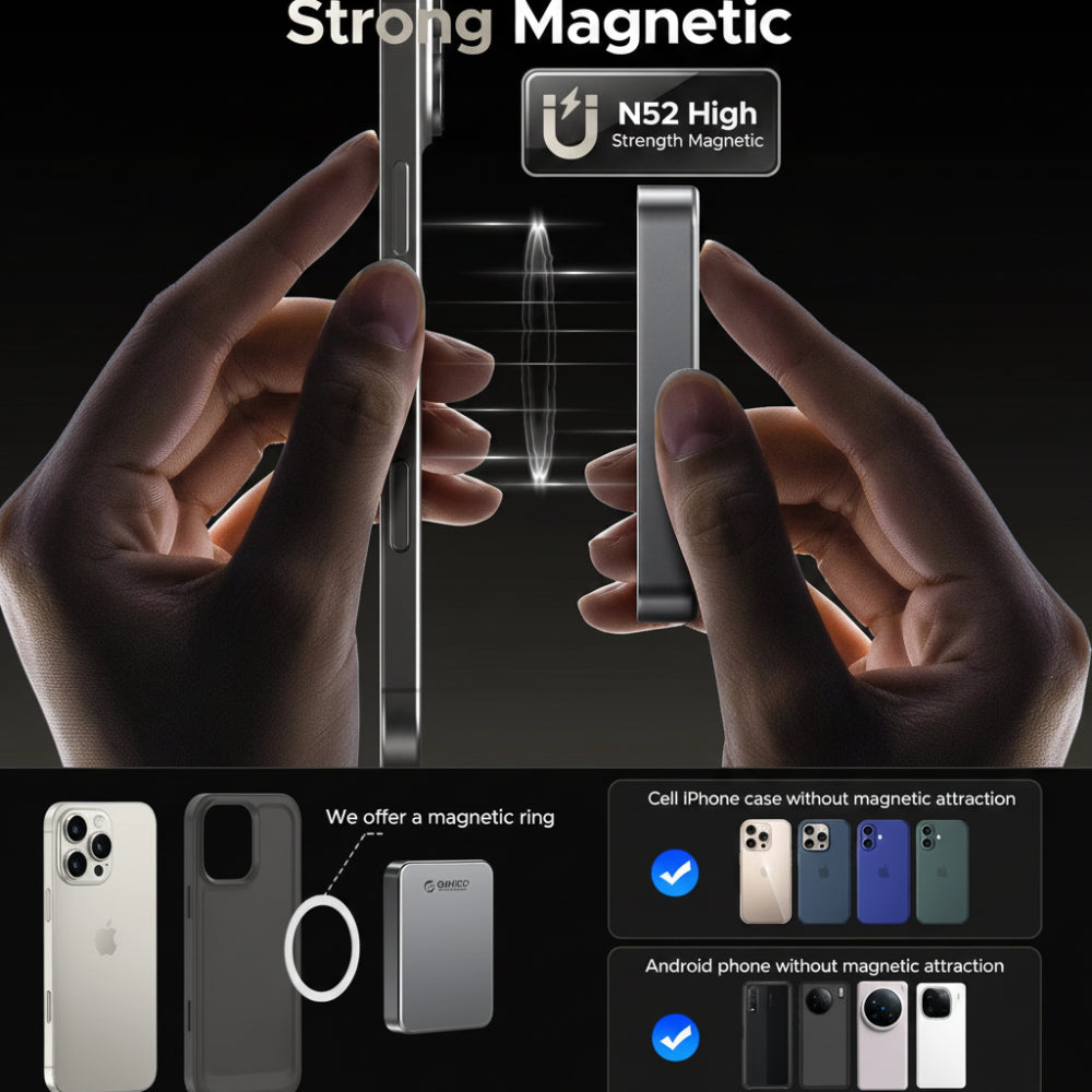 Portable SSD High-Speed USB-C Magnetic Attachment