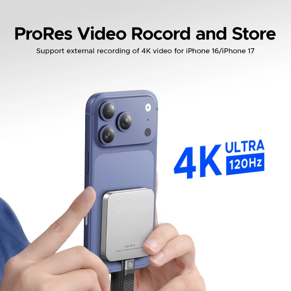 Portable SSD Magnetic Attachment & Fast Transfers