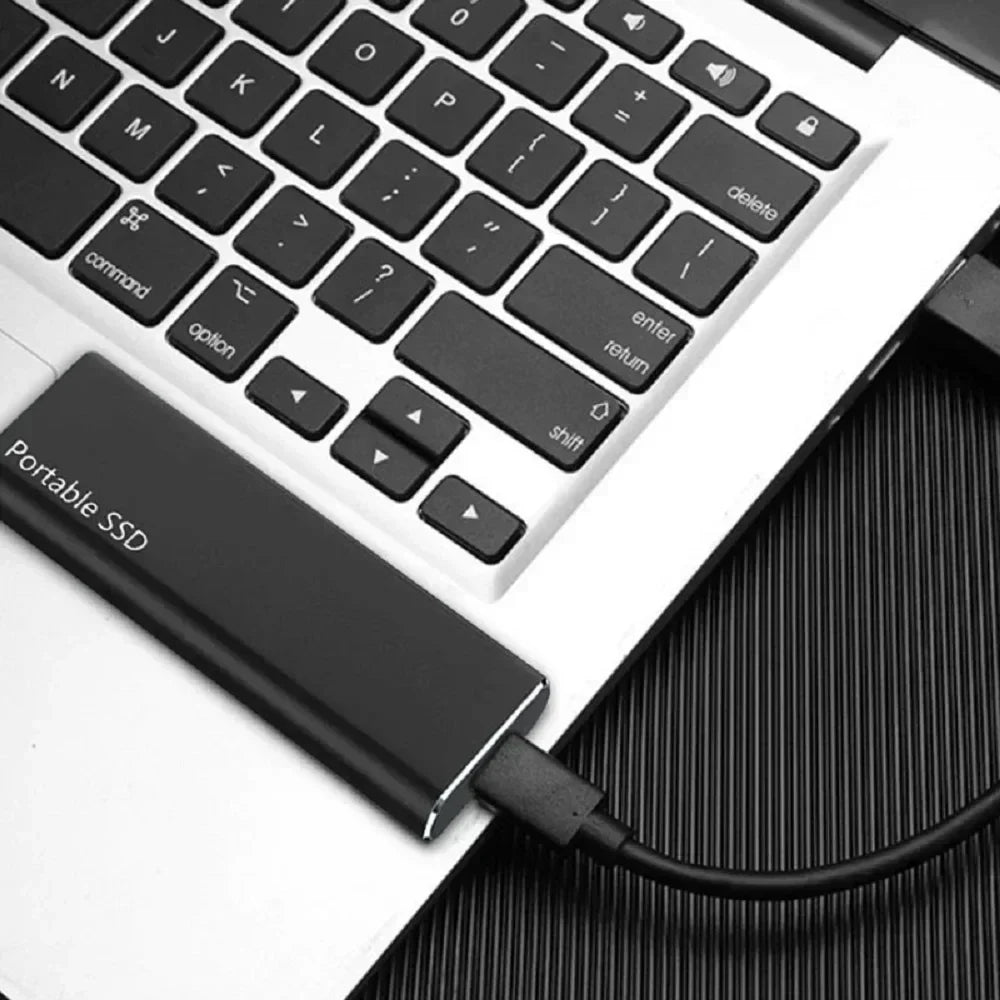 Portable SSD USB 3.2 Plug-And-Play Up To 4TB