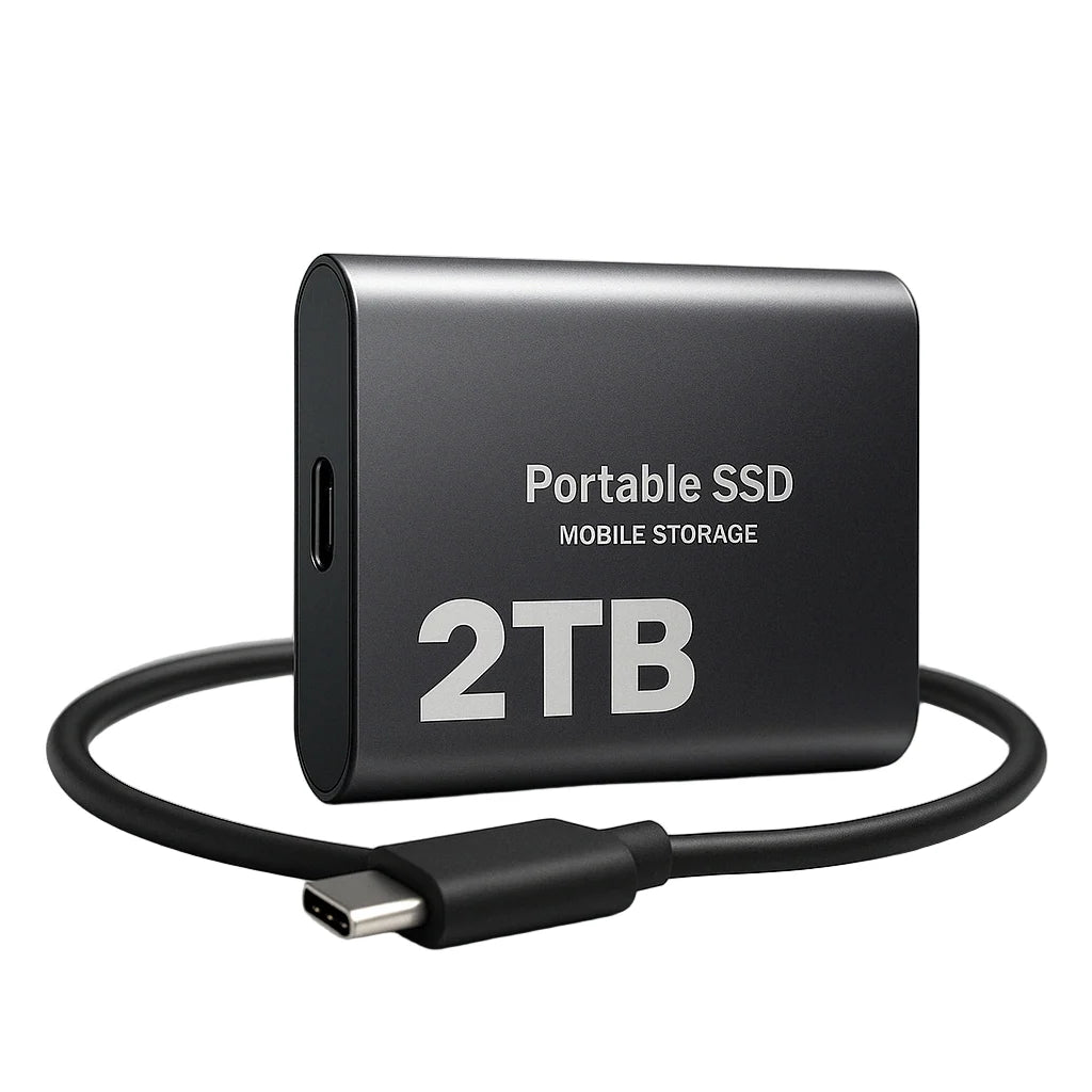 Portable SSD USB-C 2 TB 1050MB/s Aluminum