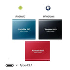 Portable SSD USB-C 2 TB 1050MB/s Aluminum