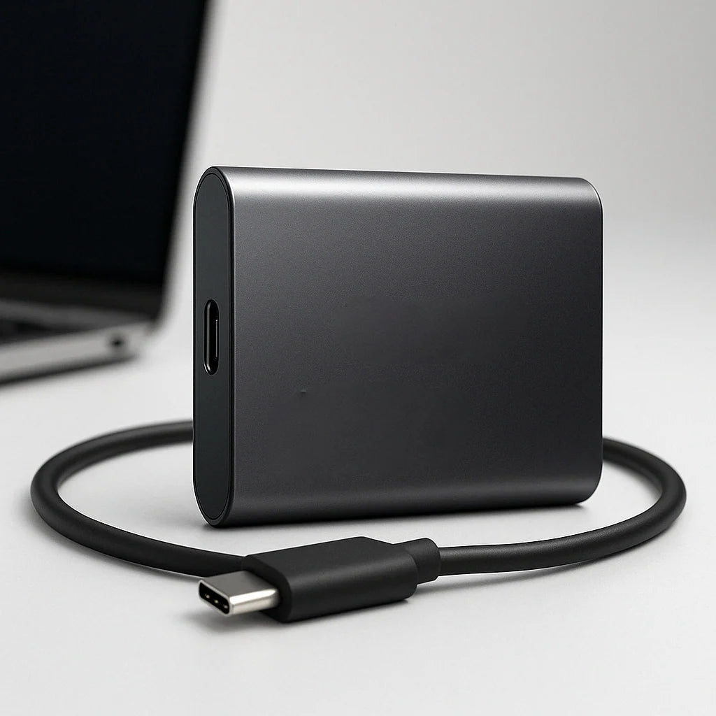 Portable SSD USB-C High-Speed 512 GB Shock-Resistant Casing