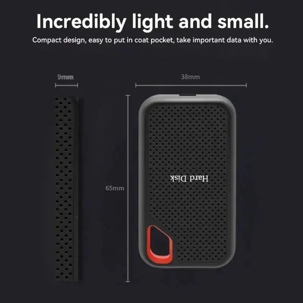 Portable SSD USB-C High-Speed Shock-Resistant