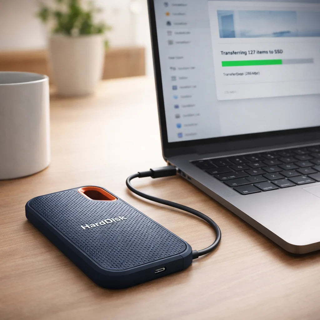 Portable SSD USB-C High-Speed Slim Aluminum