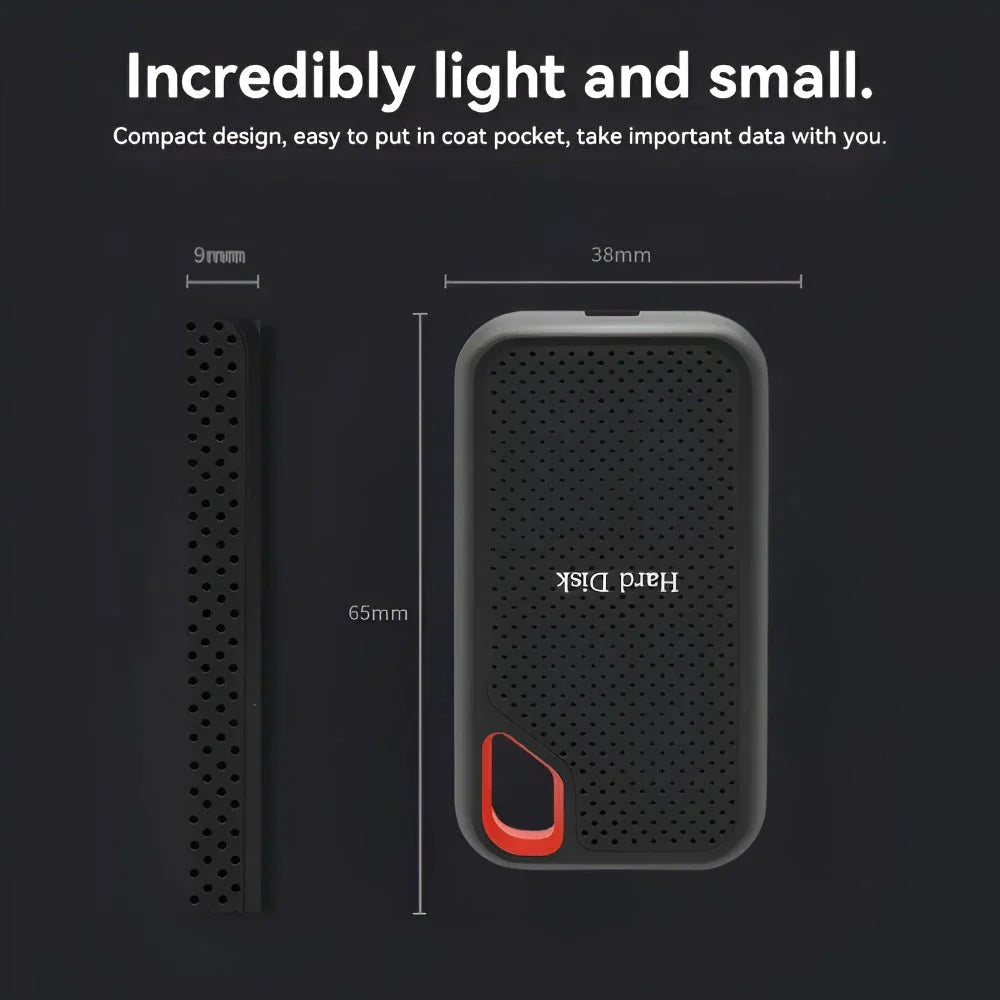 Portable SSD USB-C High-Speed Up to 2TB