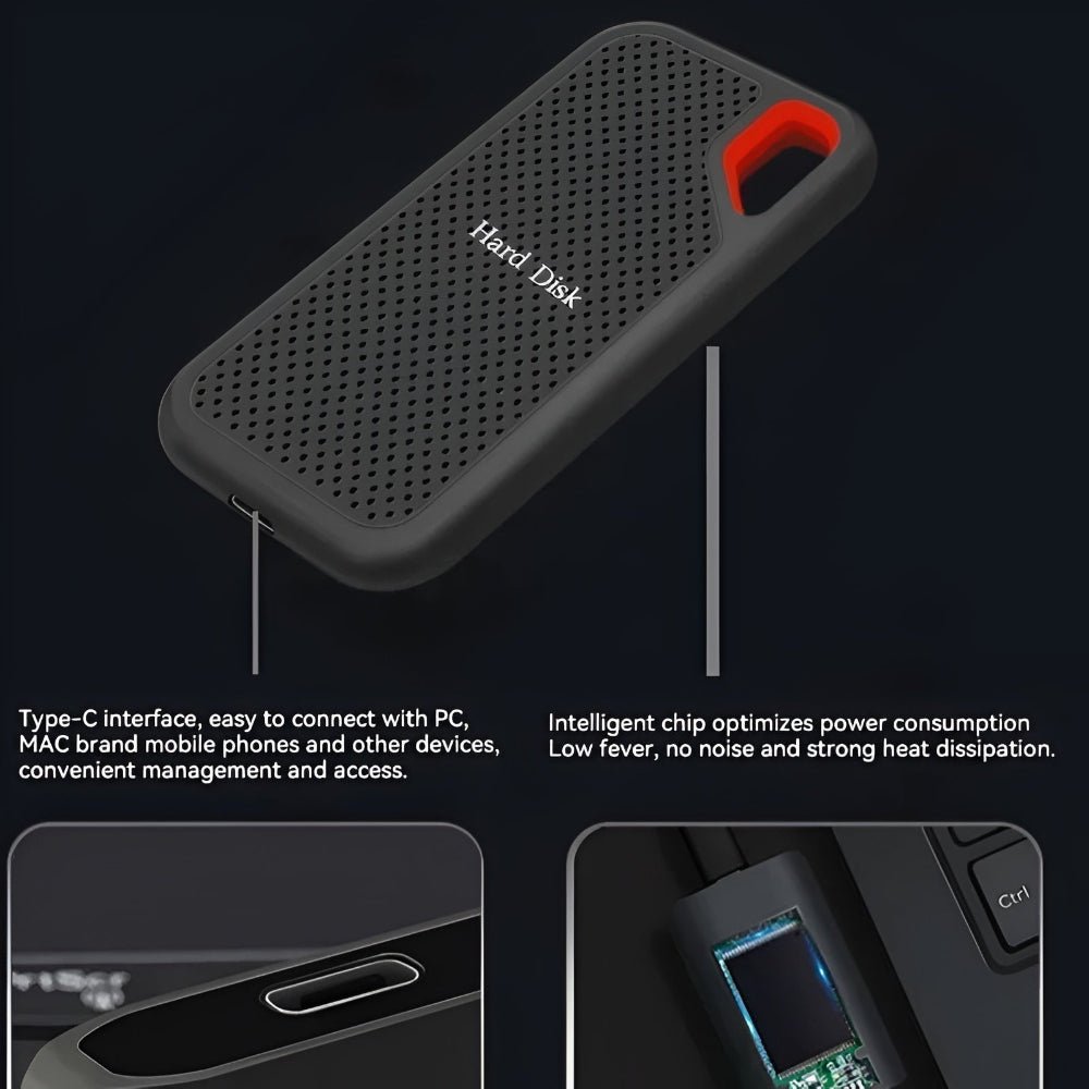 Portable SSD USB-C High-Speed Up to 2TB