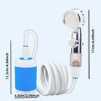 Portable Shower Pump Rechargeable Cordless Adjustable Flow