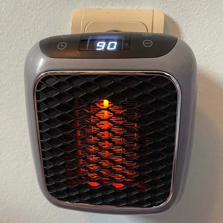 Portable Space Heater 800W Rapid Heating Tip-Over Shut-Off