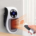 Portable Space Heater Ceramic Micro-Coil Adjustable Temperature & Timer