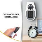 Portable Space Heater Ceramic Micro-Coil Adjustable Temperature & Timer
