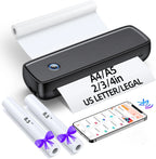 Portable Thermal Printer Battery-Powered Wireless Cartridge-Free