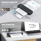 Portable Thermal Printer Battery-Powered Wireless Cartridge-Free
