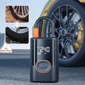 Portable Tire Inflator LCD Pressure Gauge Power Bank