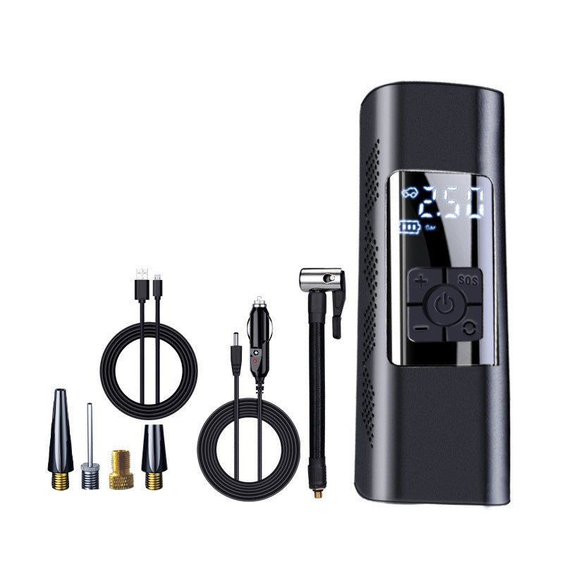 Portable Tire Inflator Wireless Digital Gauge Automatic Shut-Off