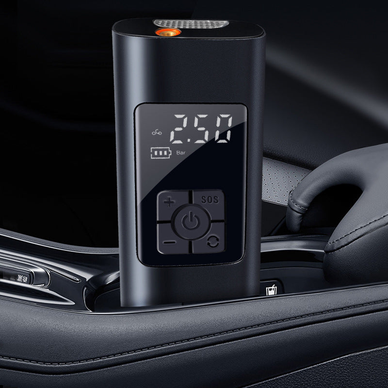 Portable Tire Inflator Wireless Digital Gauge Automatic Shut-Off