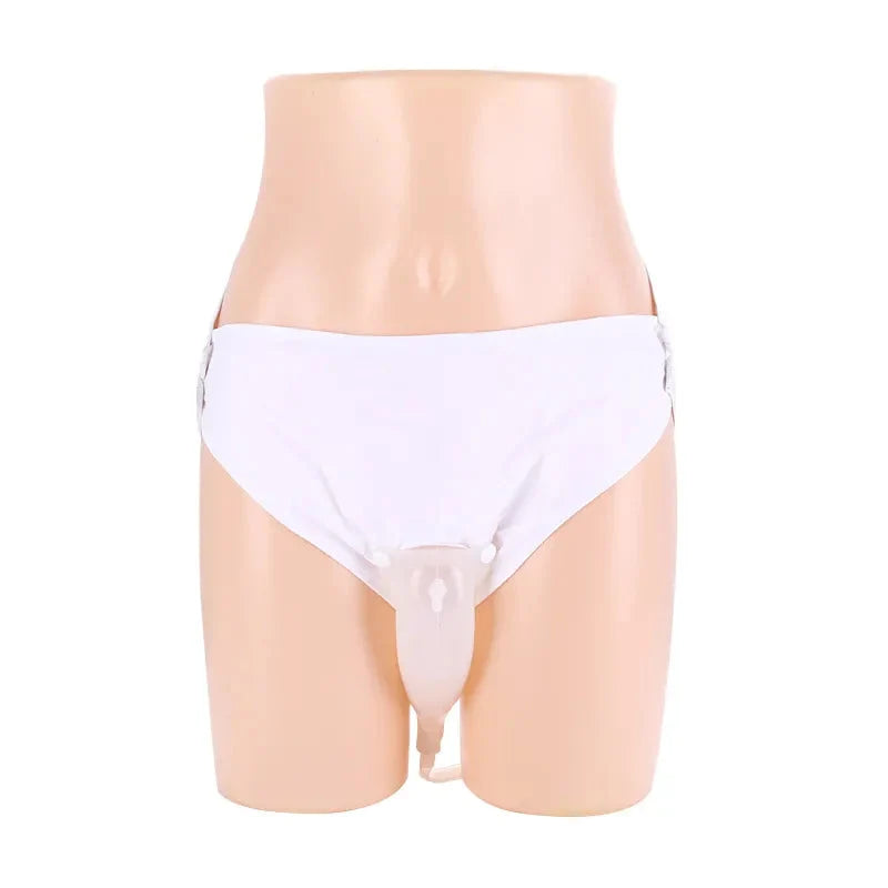 Portable Urinal Foldable Medical-Grade Silicone Adjustable Strap