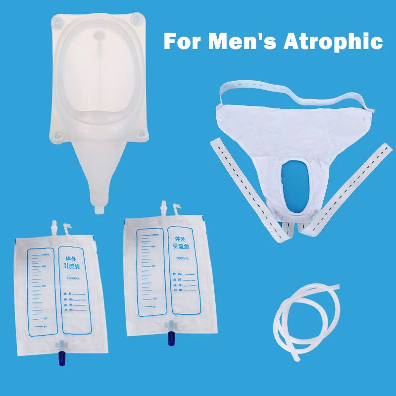 Portable Urinal Foldable Medical-Grade Silicone Adjustable Strap