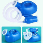 Portable Urinal Leak-Resistant Lid Bendable Hose