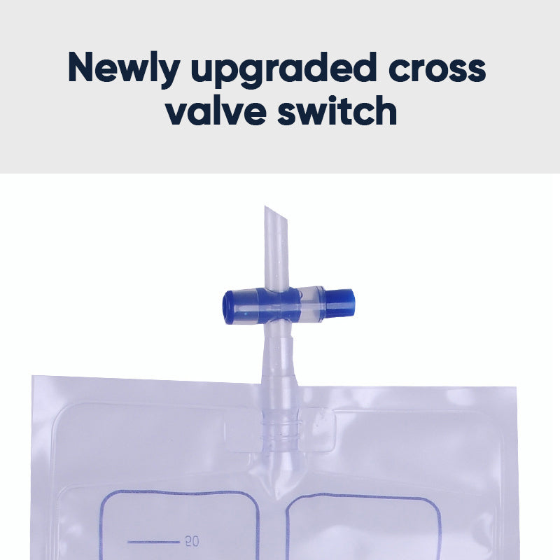 Portable Urinal Padded Rim Leak-Proof 1L Bag