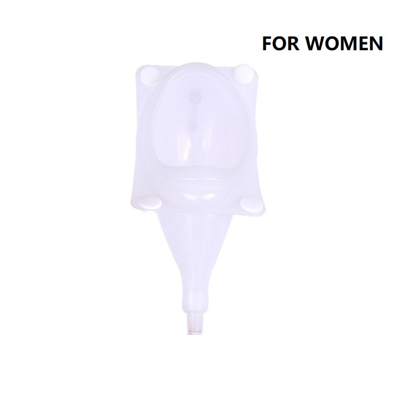 Portable Urinal System Padded Rim Leak-Resistant 1L