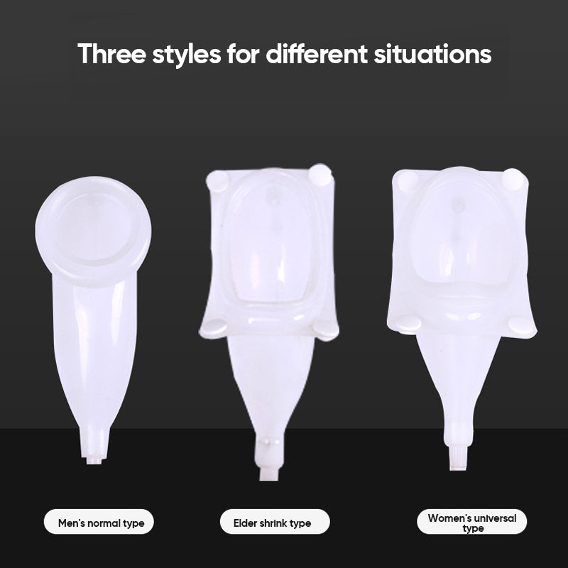 Portable Urinal System Padded Rim Leak-Resistant 1L