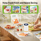 Portable Vacuum Sealer Rechargeable Handheld Fast Suction