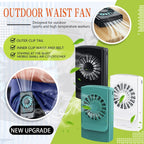 Portable Waist Fan Bladeless 2000mAh Adjustable Strap