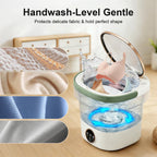 Portable Washer Foldable Lightweight 3 Timer Modes
