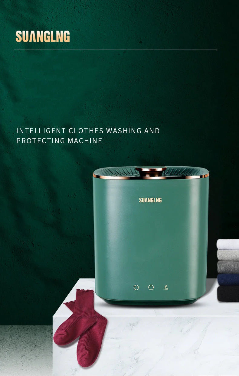 Portable Washing Machine Ozone Sterilization 15-Minute Quick Wash