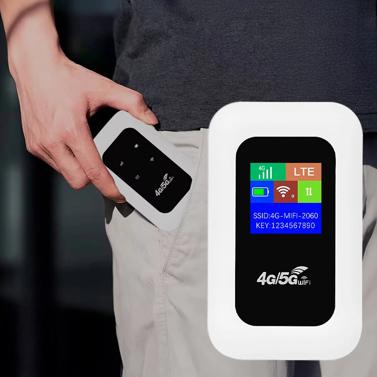 Portable WiFi Router 5G Compatible Supports 10 Devices