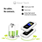Portable WiFi Router 5G Compatible Supports 10 Devices