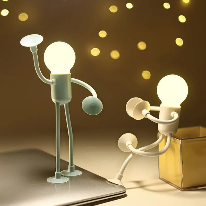 Poseable Suction Cup Night Lamp (Battery-Powered)