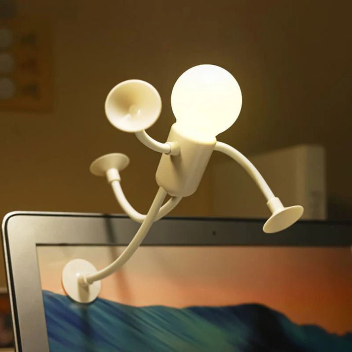 Poseable Suction Cup Night Lamp (Battery-Powered)