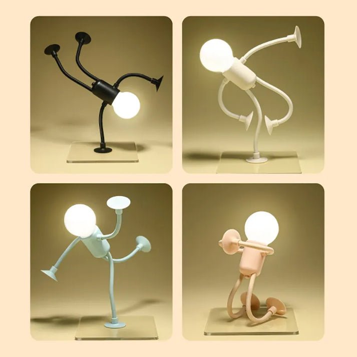 Poseable Suction Cup Night Lamp (Battery-Powered)